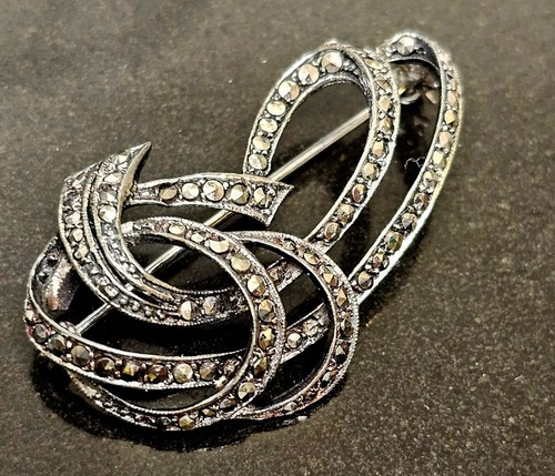 Vintage marcasite sterling - vintage,