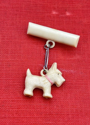 Vintage scottie dog dangle - scottie,