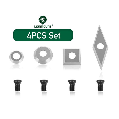 4pcs square round carbide - square,