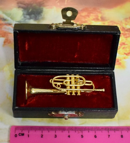 Metal toy trumpet pictured - toy,