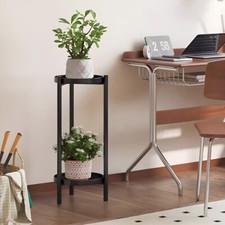 Vintage Black Metal Plant