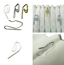 Curtain hooks for pleating