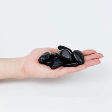 Decorative Black High Polished Pebbles | Garden Pebbles Landscaping Aggregates