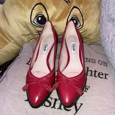 CLARKS NARRATIVE RED LEATHER