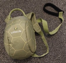 Little Life Turtle Toddler Backpack Green with Safety Reins And Harness