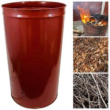 210 LITRE LARGE GARDEN BURNER/INCINERATOR/BONFIRE BIN FOR WOOD/RUBBISH/LEAVES