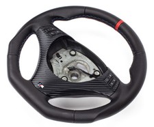 Flattened Leather Steering