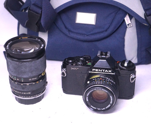 Vintage pentax with tamron - with,