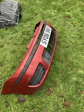 FIAT PUNTO 5 DOOR 2003-2006 Front BUMPER With Grills In Red