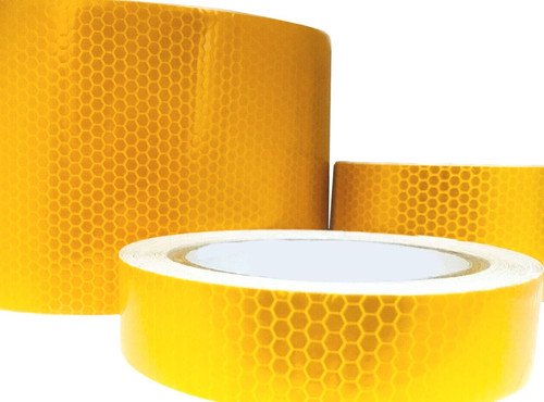 Golden yellow reflective tape - golden,