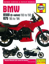 Haynes Manual 1373 for BMW K100 & 75 2-valve Models (83 - 96) workshop/service