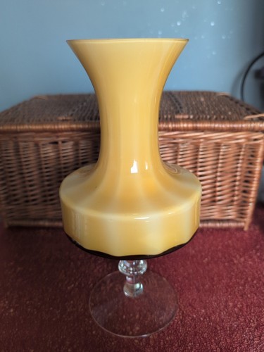 Cased glass butterscotch amber - glass,