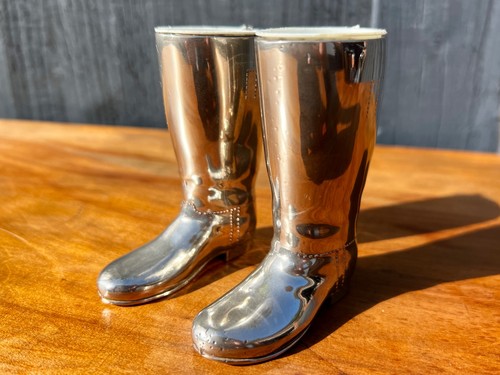 Pair vintage silver - silver, plated