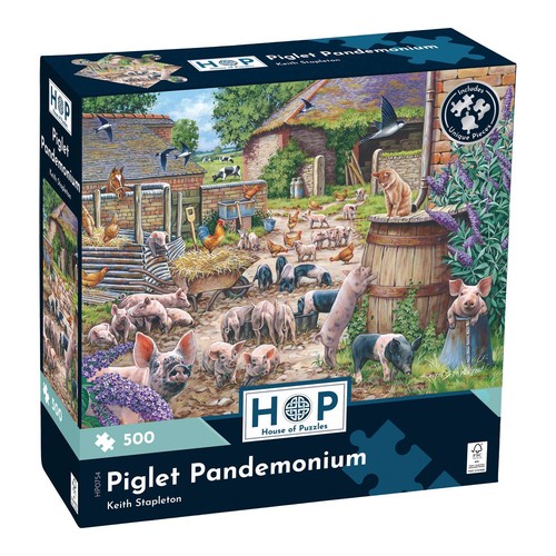 The house puzzles piglet - of,