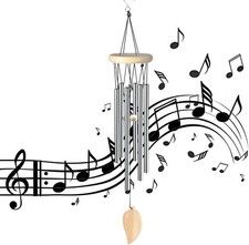 27 Inch Wind Chimes, Garden