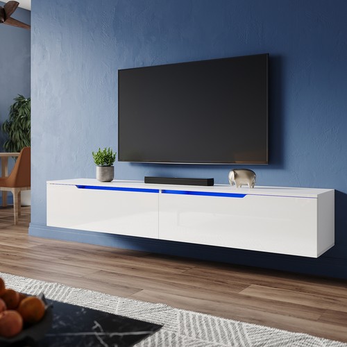 100 200cm high gloss floating - high,
