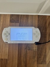 White Sony PSP Console With 2 Games, Charger And Memory Card