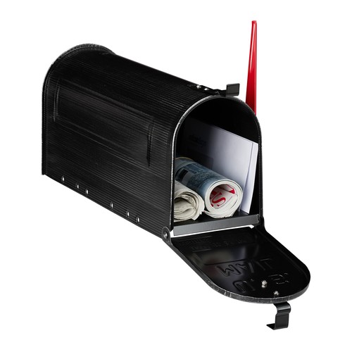 Vintage mailbox black - us,