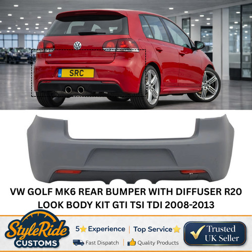 Golf mk6 rear - golf, with