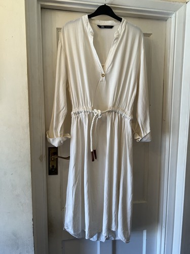 Zara off white long - long, sleeve
