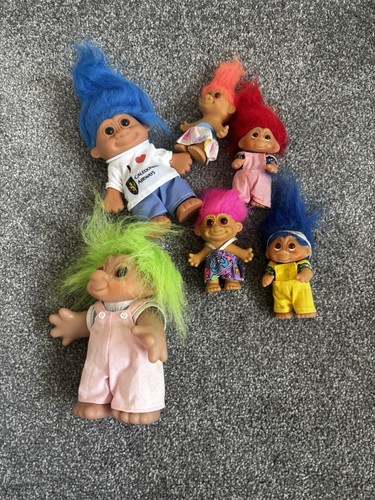 Vintage troll dolls - lot, of