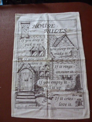 Collectable house rules - , tea