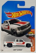 Hot Wheels Chevy Silverado	HW Hot Trucks 10/10 Long Card - White