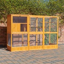 Large wooden aviary flight - large,