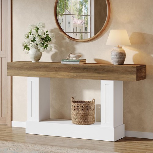 Inch farmhouse console - 63-inch,