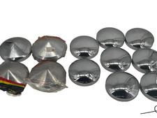 Lot of 12 Chrome Rear Hub Caps