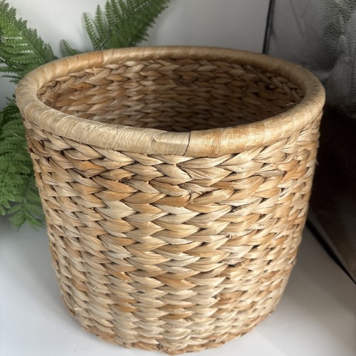 Vintage wicker planter plant - vintage,
