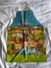 Vintage Helenware Old MacDonald Kitchen Apron Children Kids