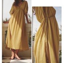 Zara Size M-L Mustard Yellow