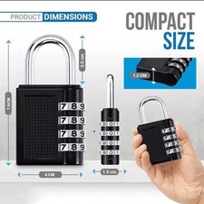 4 Digit Combination Padlock