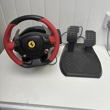 Xbox One Thrustmaster Ferrari 458 Spider Steering Wheel and Pedals - Working