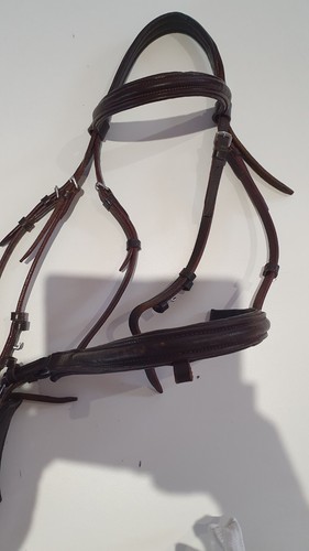 Cob sized brown bridle - sized,