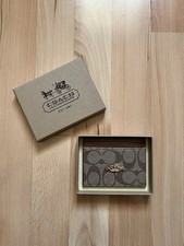 Women’s Tan Coach Card