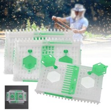 Tools Queen bee cage Hive Rectangular Plastic Needle Beekeeping Catcher 107*68mm