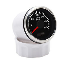52mm Car Tachometer Tacho Boat Gauge 0-6000 RPM Diesel Motor Engine Rev Counter