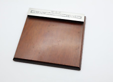 Unusual Vintage Sterling Silver Mounted Wooden Desk Pad by Tiffany & Co 925