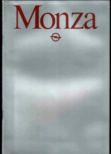 Opel monza brochure 1982 - opel, 1982,