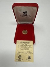 1982 Prince William Gold BU Half Sovereign 22k  As Struck Isle Of Man