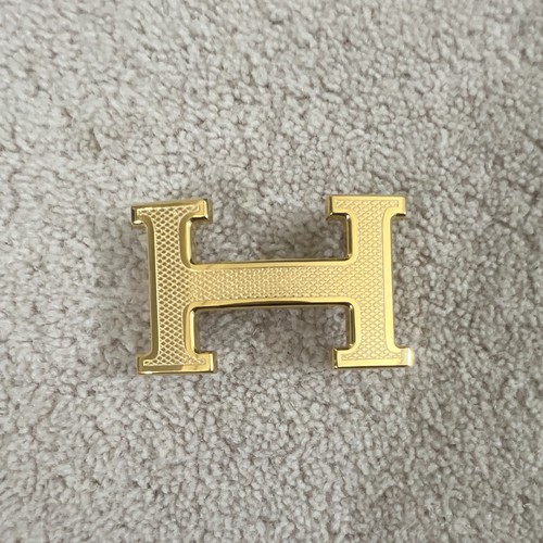 Hermès belt buckle gold - hermès,