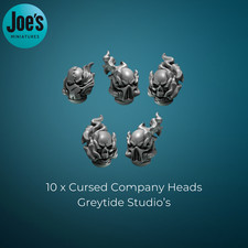 10 x Cursed company heads -