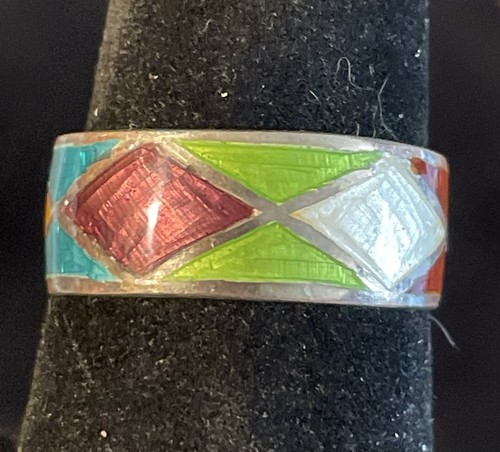 Colorful siam sterling silver - colorful,