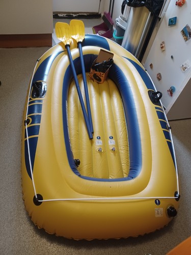 Inflatable dinghy boat - ., yellow