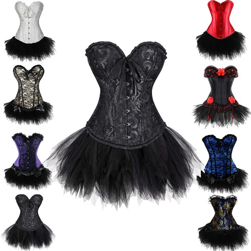 Women sexy burlesque bustier - women's,