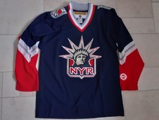 NHL Vintage New York Rangers Lady Liberty hockey jersey KOHO. 1990s. Med