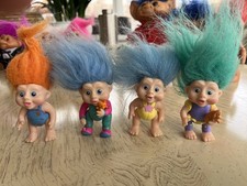 Vintage 1991 Applause Magic Troll Babies x4 Two Pets Super cute & Collectable.