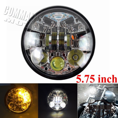Chrome led headlight - led, w/